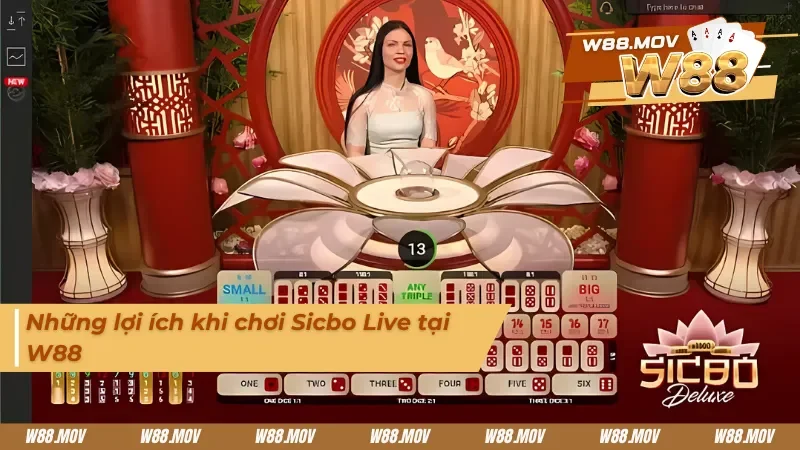 Lợi ích cơ bản khi tham gia chơi Sicbo live