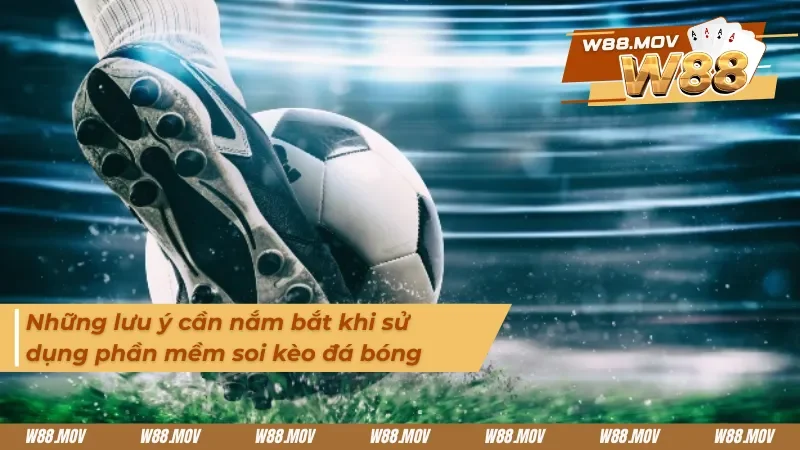 Lưu ý cần nắm bắt khi sử dụng ứng dụng soi kèo bóng đá